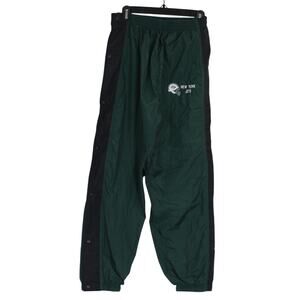 Vintage 90s New York Jets Logo Athletic Tear Away Breakaway Snap Warm Up Pants